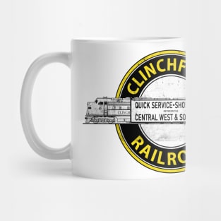 Vintage Clinchfield Railroad Mug